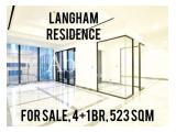 Langham Residence at SCBD, 4+1 Br, 523 Sqm, Brand New, Direct Owner, ONLY 48 Bio - YANI LIM 08174969303