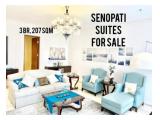 Jual Apartemen Senopati Suites SCBD by Onsite Agent - Direct Owner - 3 BR 207 sqm with Balcony, TERMURAH ONLY IDR 8 M - Best Deal YANI LIM 08174969303