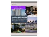 Jual Apartemen West Vista Cengkareng Jakarta Barat - The Crest - Studio / 1 BR / 2B R Furnished